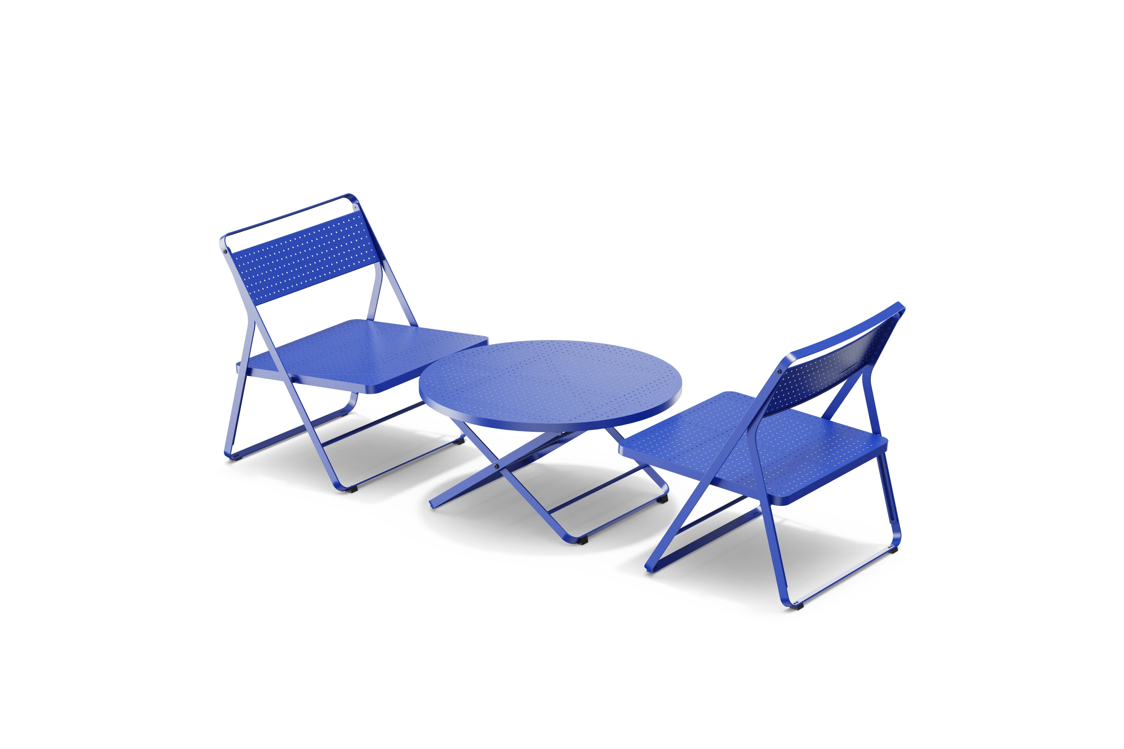 Take Two Folding Outdoor Lounge Chairs & Coffee Table Set | Neighbor