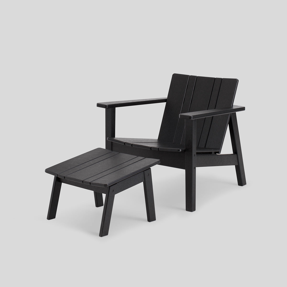 Low Chair: All Weather HDPE Adirondack Chair Neighbor