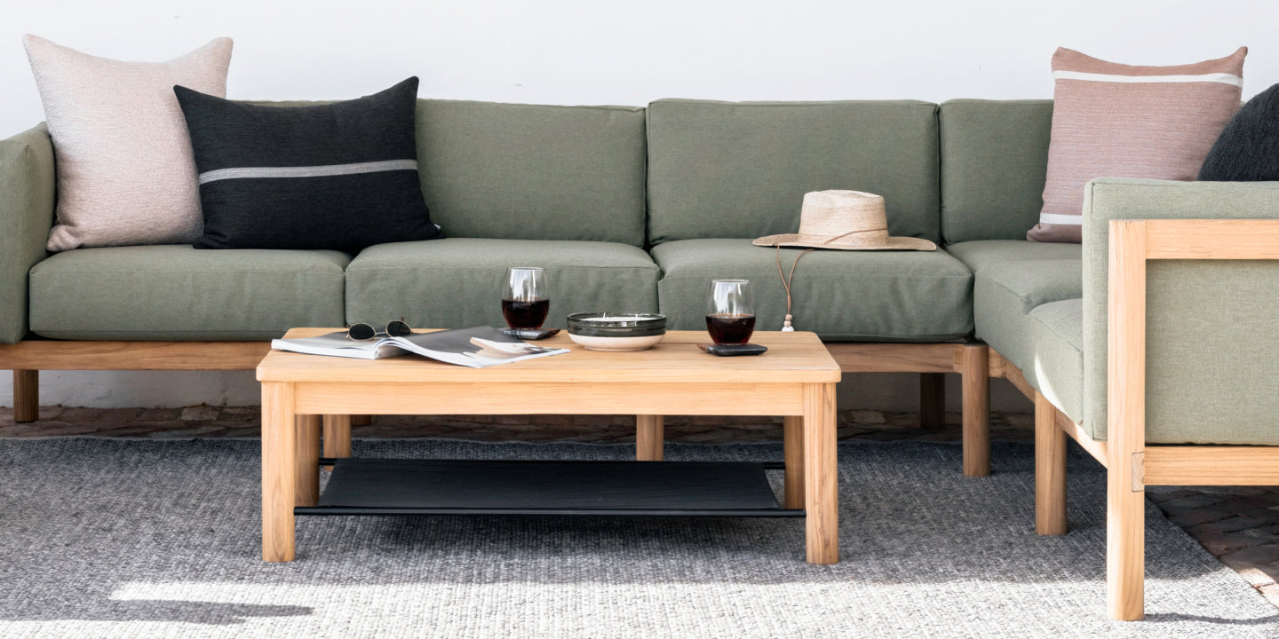 Neighbor outdoor sectional sofa in green