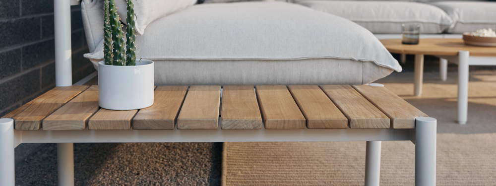 Aluminum teak on sale outdoor furniture