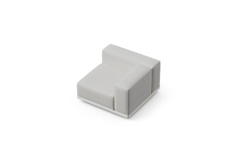 Workaround Corner – White | Sunbrella Nurture Pebble / Cushion – image 4