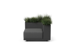 Workaround Corner – Charcoal | Sunbrella Nurture Charcoal / Planter – image 2