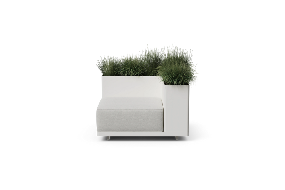 Workaround Corner – White | Sunbrella Nurture Pebble / Planter – image 2