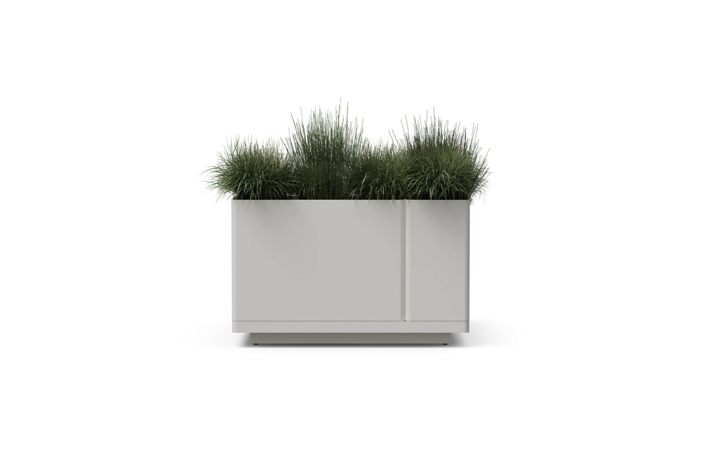 Workaround Corner – Charcoal | Sunbrella Nurture Charcoal / Planter – image 4