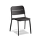 Bandwidth Dining Chair (Set of 2), in Charcoal, three-quarter view