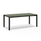 Bandwidth Dining Table, in Olive, three-quarter view