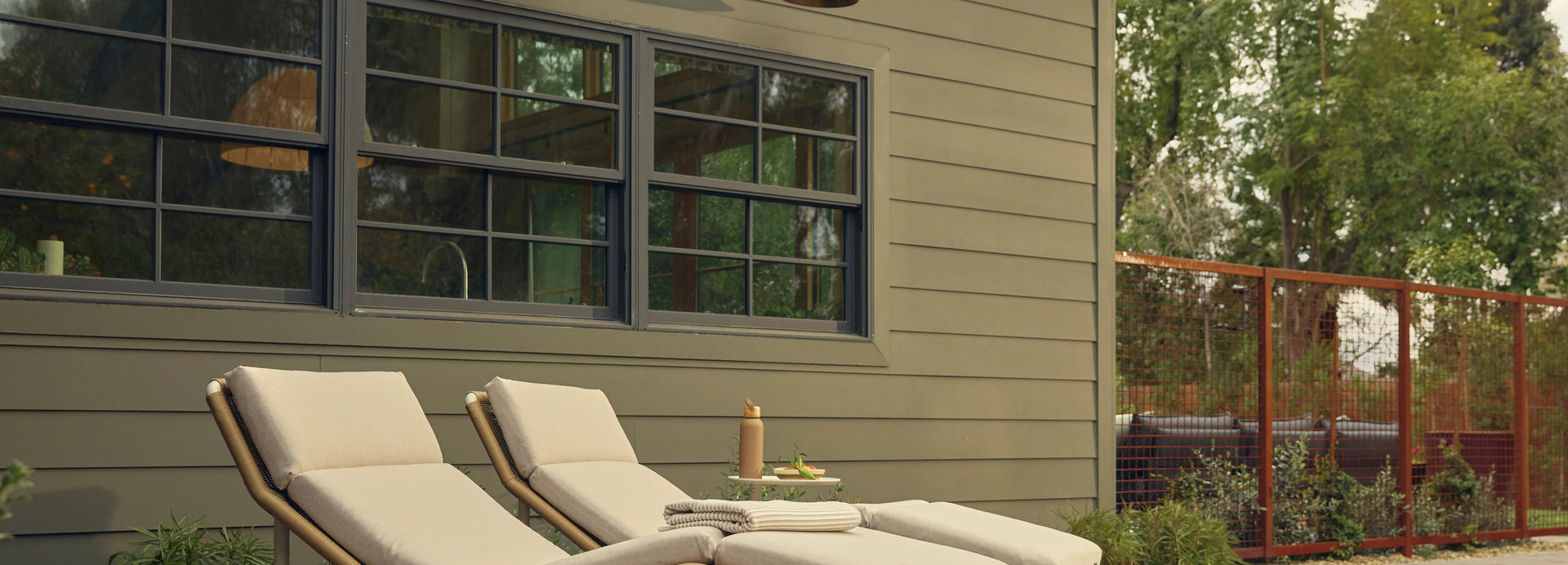 Camber Chaise Lounge - Sunbrella Restored Dune, alternate view