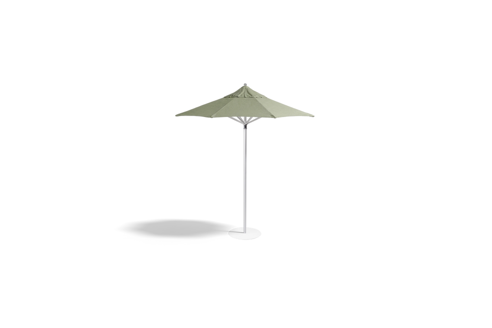 Cast Round Umbrella – 8' / Sunbrella Heritage Leaf – image 1
