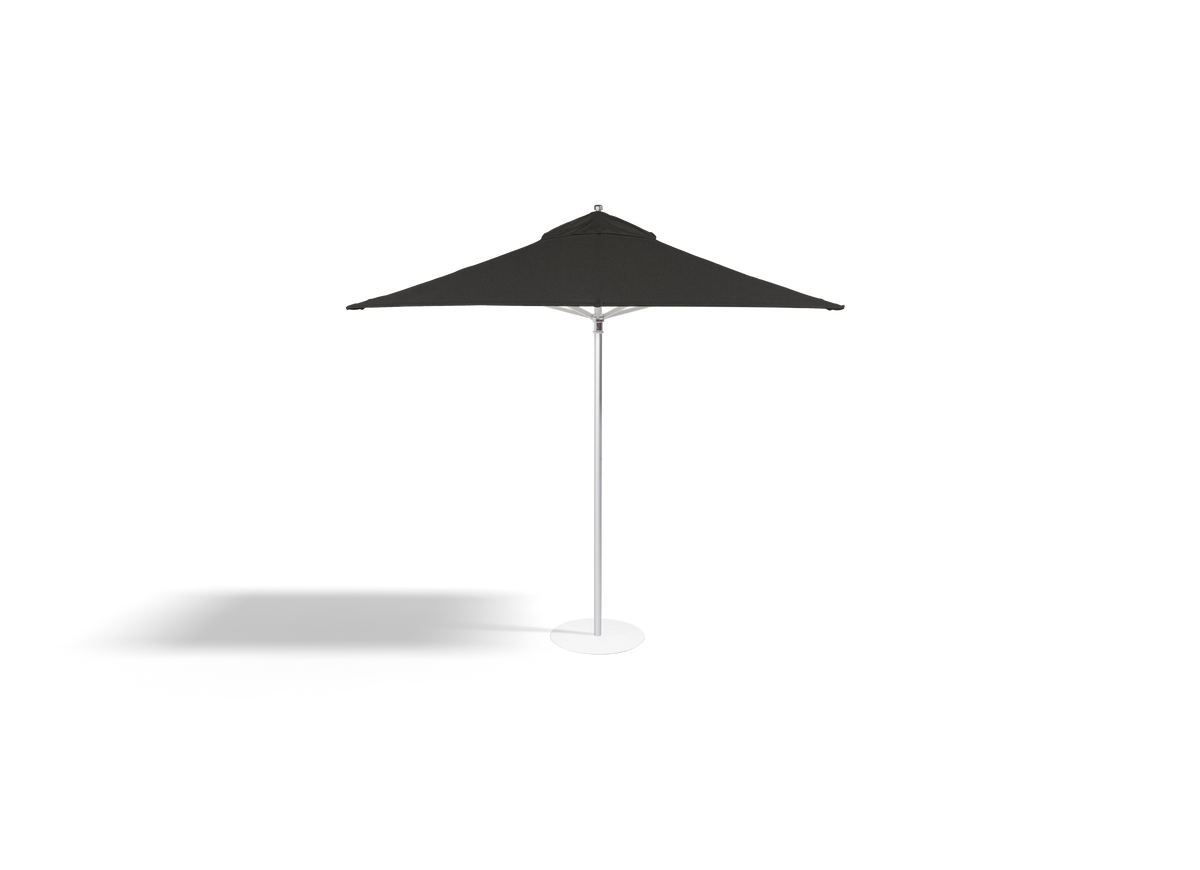 Cast Square Umbrella - 8' / Sunbrella Heritage Char