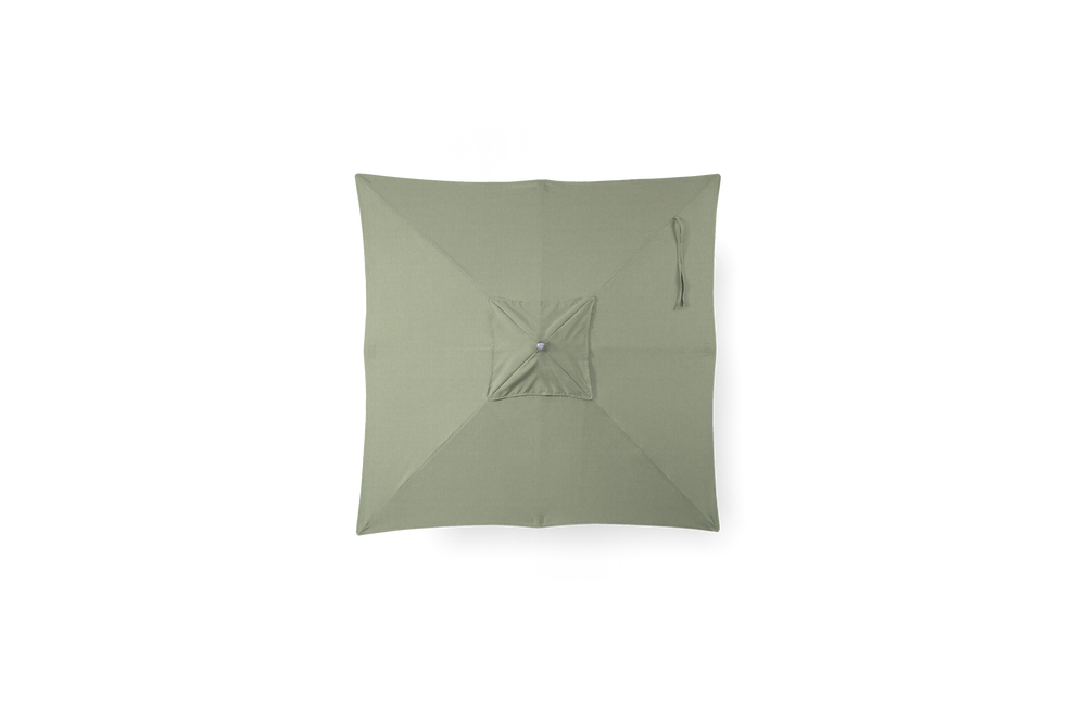 Cast Square Umbrella – 8' / Sunbrella Heritage Leaf – image 2