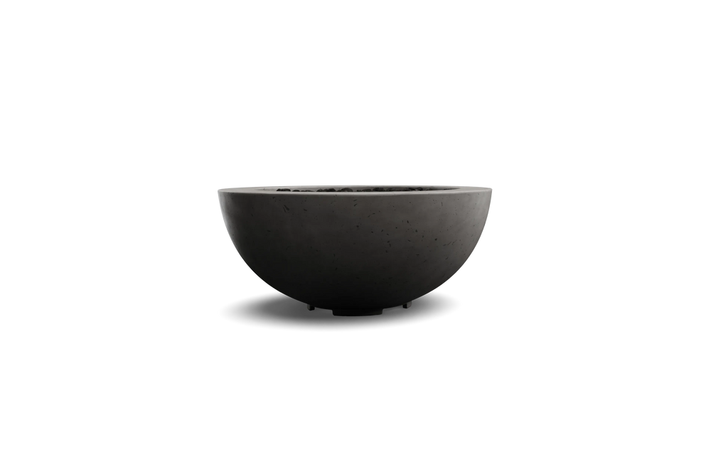 Coupe Fire Table - Propane, 39 in., in Pumice, profile view