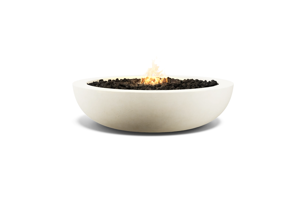 Coupe Fire Table - Natural Gas, 70 in., in Sand, front view