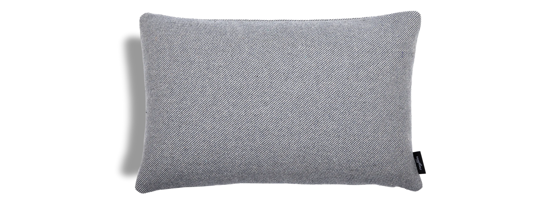 Crosshatch Throw Pillow - Crosshatch Indigo / 24 x 16