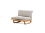 Dweller Chair, in Berber Rib Dune, three-quarter view