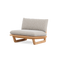 Dweller Chair, in Berber Rib Dune, three-quarter view