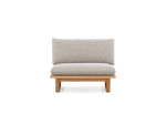 Dweller Chair, in Berber Rib Dune, front view