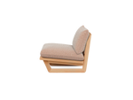 Dweller Chair, in Avery Clay, profile view