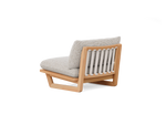 Dweller Chair, in Berber Rib Dune, rear view