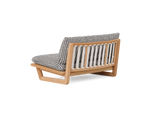 Dweller Outdoor Settee, in Hound, rear view