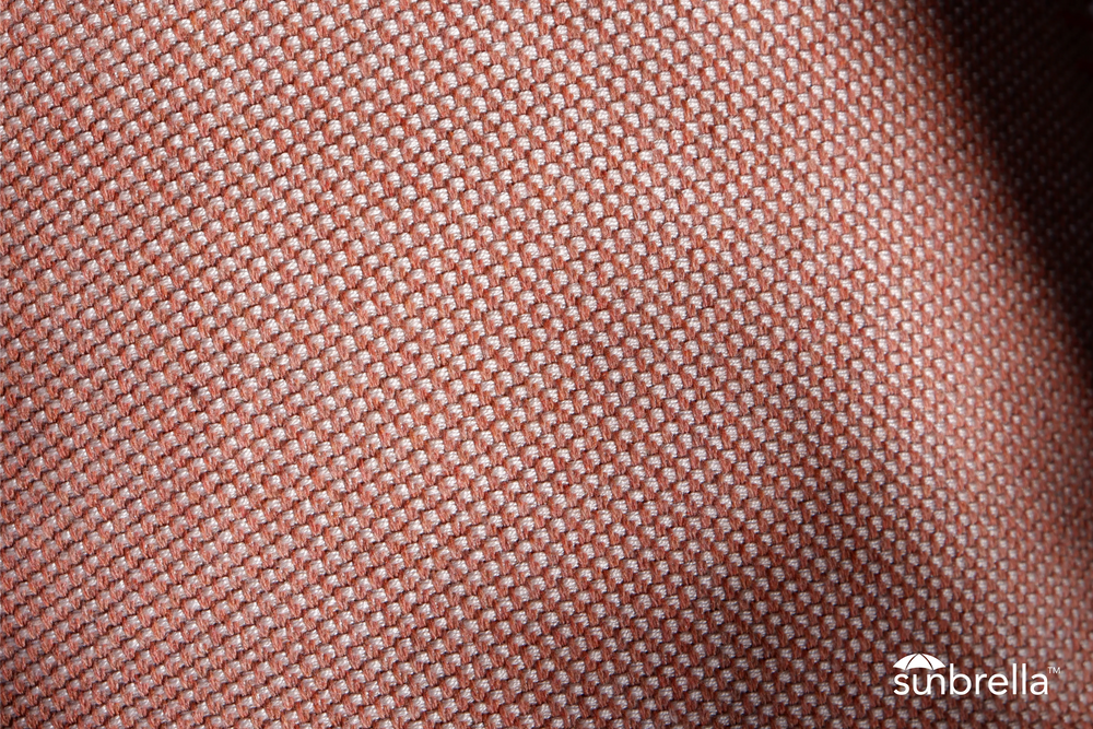 Dweller cushion in Avery Clay Sunbrella — fabric closeup
