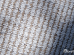 Dweller cushion in Berber Rib Dune Sunbrella — fabric closeup