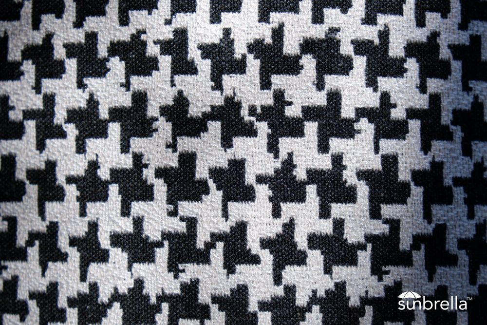 Dweller cushion in Hound Sunbrella — fabric closeup