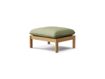 Felloe Ottoman, in Heritage Leaf, three-quarter view