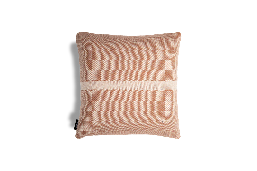 Glyph Throw Pillow, 20×20 in., in Rust