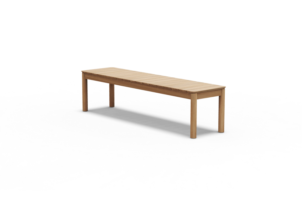 Haven Bench, 72 in., (angle 2), three-quarter view