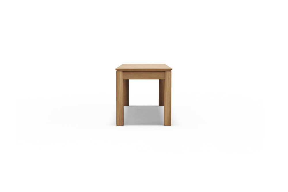 Haven Bench, 72 in., end view