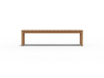 Haven Bench, 72 in., profile view