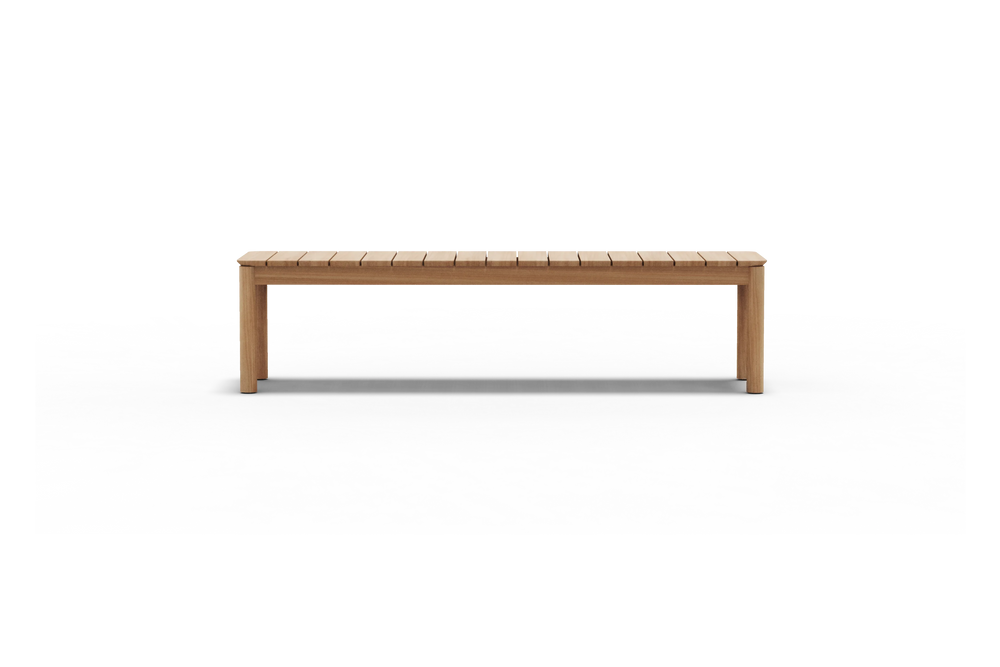 Haven Bench, 72 in., profile view