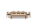 Haven Dining Set, profile view