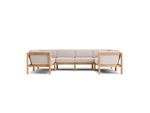 Haven Sectional, with cushion arms, in Ashe, front view