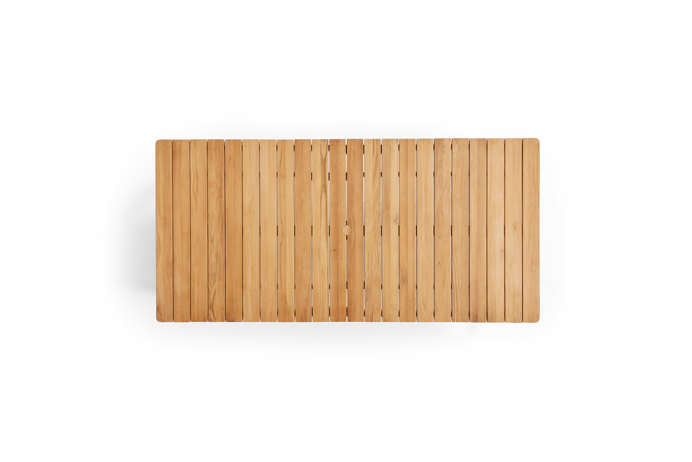Haven Dining Table, overhead view