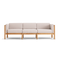 Haven Sofa, with cushion arms, in Ashe, front view