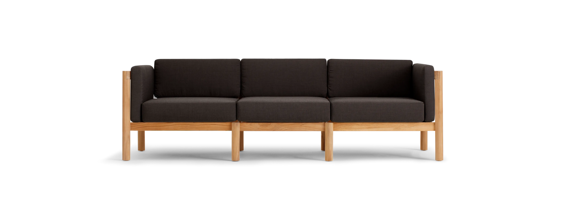 Haven Sofa - Sunbrella Canvas Coal / Cushion Arm