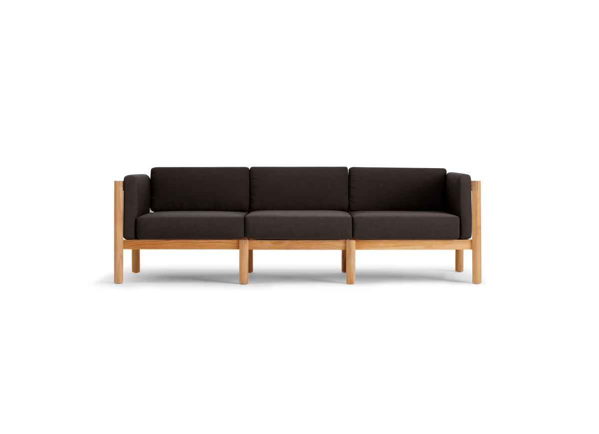 Haven Sofa - Sunbrella Canvas Coal / Cushion Arm
