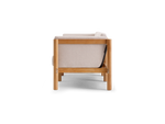 Haven Sofa, with cushion arms, in Ashe, profile view