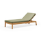 Haven Sun Lounger, in Leaf, three-quarter view