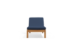Haven Sun Lounger, in Indigo, front view