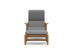 Leedo Deck Chair, in Hound, front view