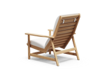 Leedo Deck Chair, in Improve White, rear view