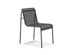 Perf Dining Chair (Set of 2), in Charcoal, three-quarter view