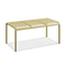 Perf Dining Table, in Butter, three-quarter view