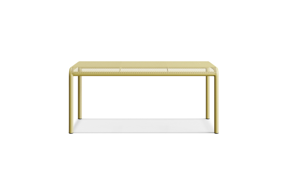 Perf Dining Table, in Butter, profile view