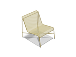 Perf Lounge Chair, in Butter, high three-quarter view