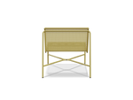 Perf Lounge Chair, in Butter, rear view