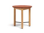 Haven Side Table, in Paprika, front view