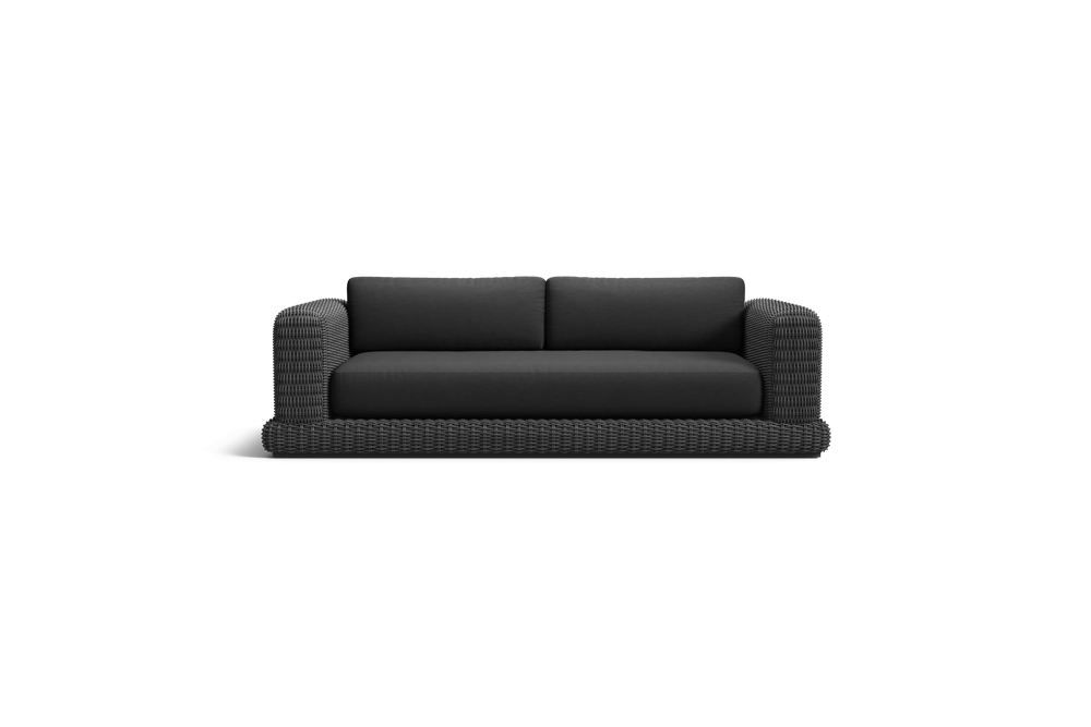 Roundabout Sofa, in Charcoal, front view